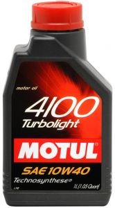 Моторное масло MOTUL 4100 Turbolight 1литр