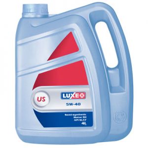 Полусинтетическое моторное масло LUXE Polus 5W-40, 4 литра