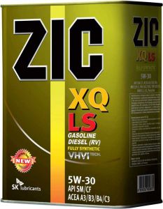 Моторное масло ZIC XQ 5W-30 4литра