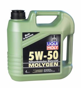 Синтетическое моторное масло LIQUI MOLY Molygen 5W-50, 4 литра