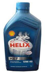 Полусинтетическое моторное масло Shell Helix HX7 10W-40 1литр