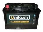Автомобильный аккумулятор UNIKUM 12V 75Ач