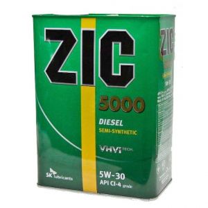 Моторное масло ZIC 5000 5W-30 6литра